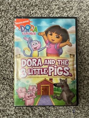 Vintage Nickelodeon Dora the Explorer-Dora and the 3 Little Pigs DVD